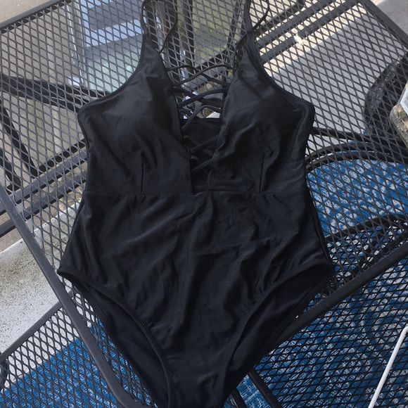 New! Never worn! Sexy plunge monokini - Picture 2 of 5